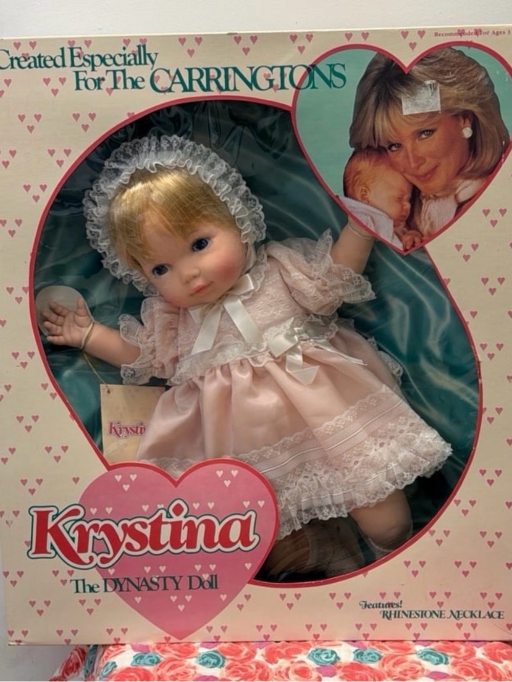 NIB Vintage 1985 Eugene "Krystina" Carrington Dynasty Doll with Necklace